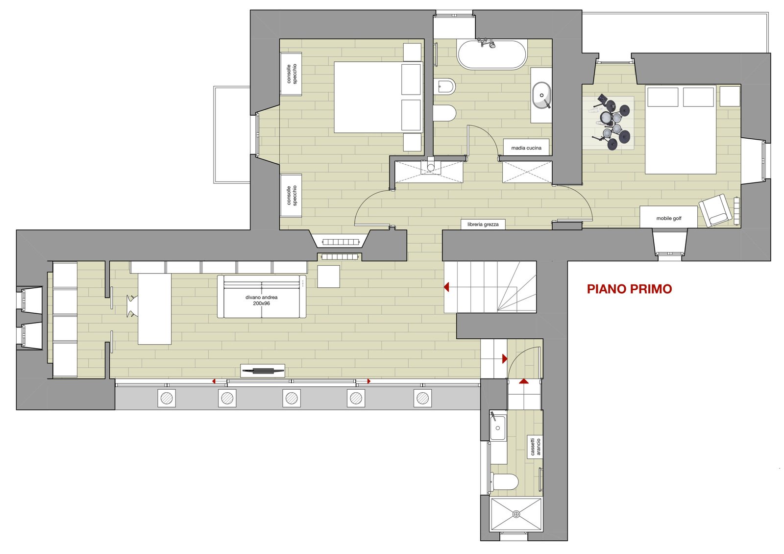 progetto arredi primo _ Layout
